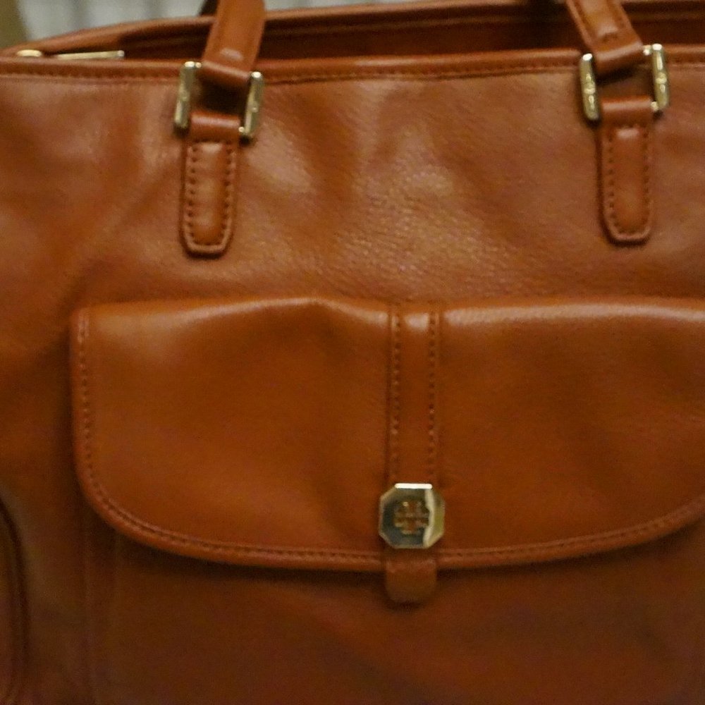 Tory Burch large leather handbag/tote